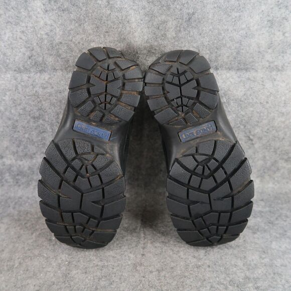 Lands End Shoes Womens 5 Slip On Moc Clog Black Leather Comfort Casual Active - Picture 9 of 12